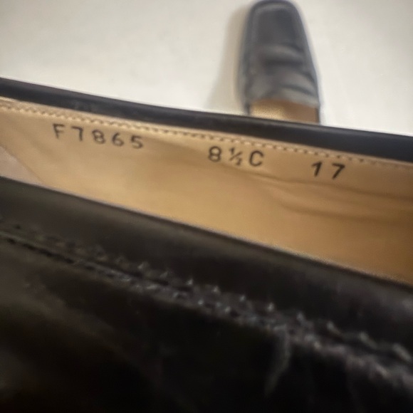 Cole Haan Women's Classic Black Leather Loafers - Picture 4 of 4